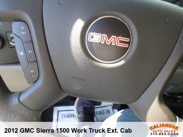 2012 GMC Sierra 1500 Work Truck Ext. Cab 